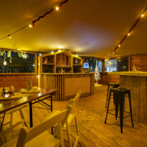 Stretchtent winsterse aankleding