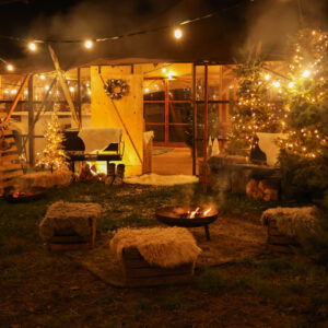 Stretchtent huren apres ski thema
