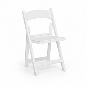 Lage stoel (witte ceremoniestoel)