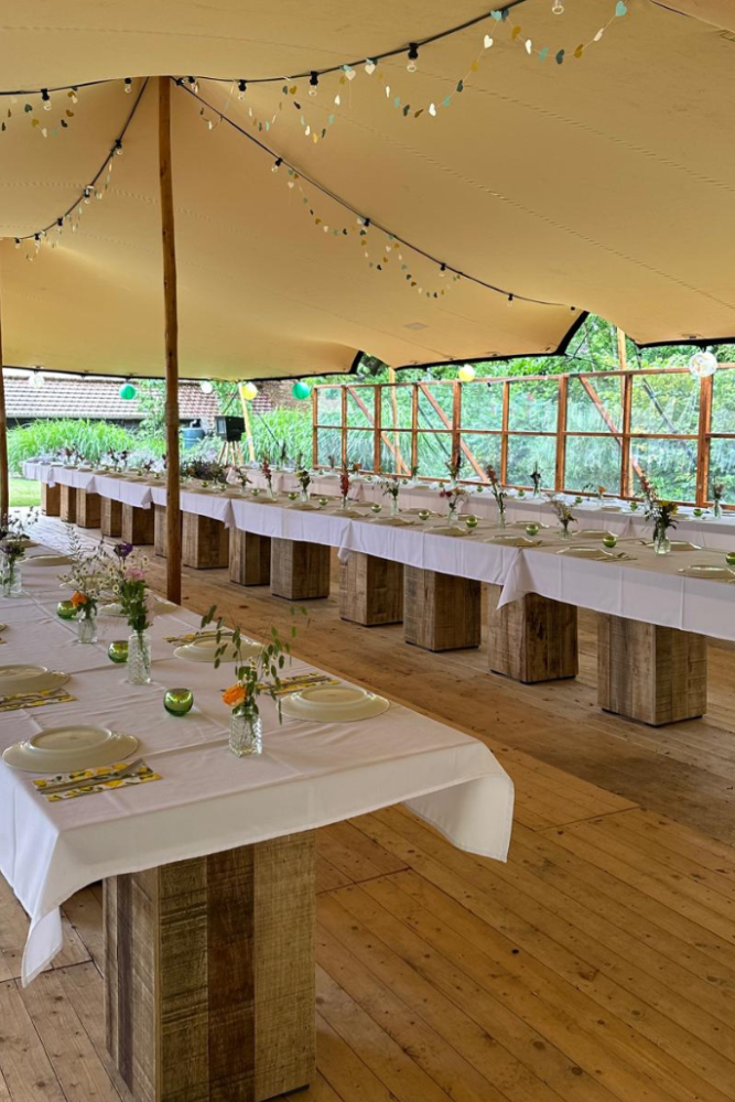 Bruiloft stretchtent huren